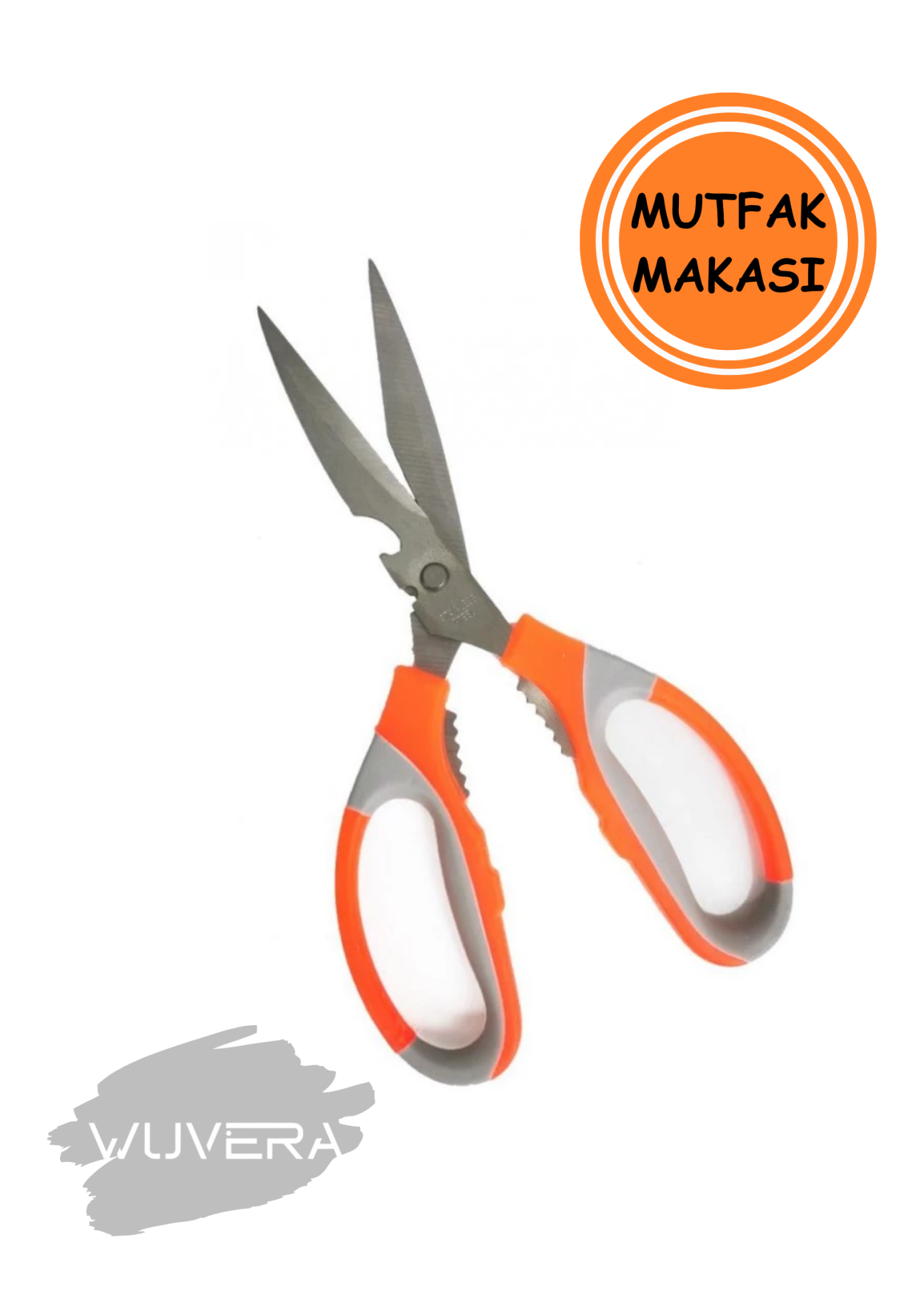 Wuvera Paslanmaz Çelik Et, Tavuk ve Börek Doğrama Makası – Pratik ve Dayanıklı Mutfak Yardımcısı