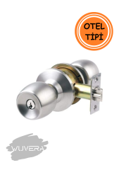 Wuvera Otel Tipi Kilit – Oda Topuzlu Saten Kilit (1 Adet)