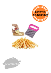 Wuvera Şekilli Sebze ve Meyve Dilimleyici – Pratik ve Eğlenceli Mutfak Aksesuarı