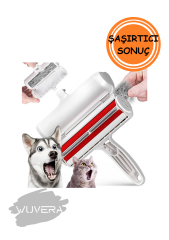 Wuvera Tüy, Toz ve Kıl Toplayıcı Hazneli Girgir – Pratik ve Etkili Temizlik Çözümü