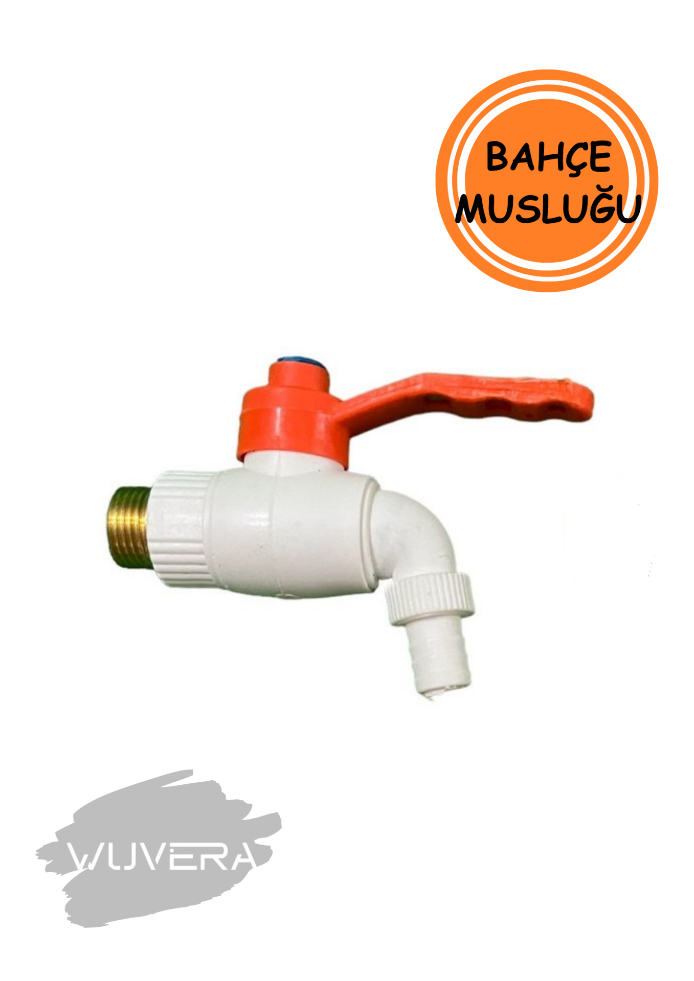 Wuvera Plastik Bilyalı Bahçe Musluğu – Dayanıklı ve Pratik Su Kontrol Çözümü