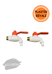 Wuvera Plastik Bilyalı Bahçe Musluğu – Dayanıklı ve Pratik Su Kontrol Çözümü