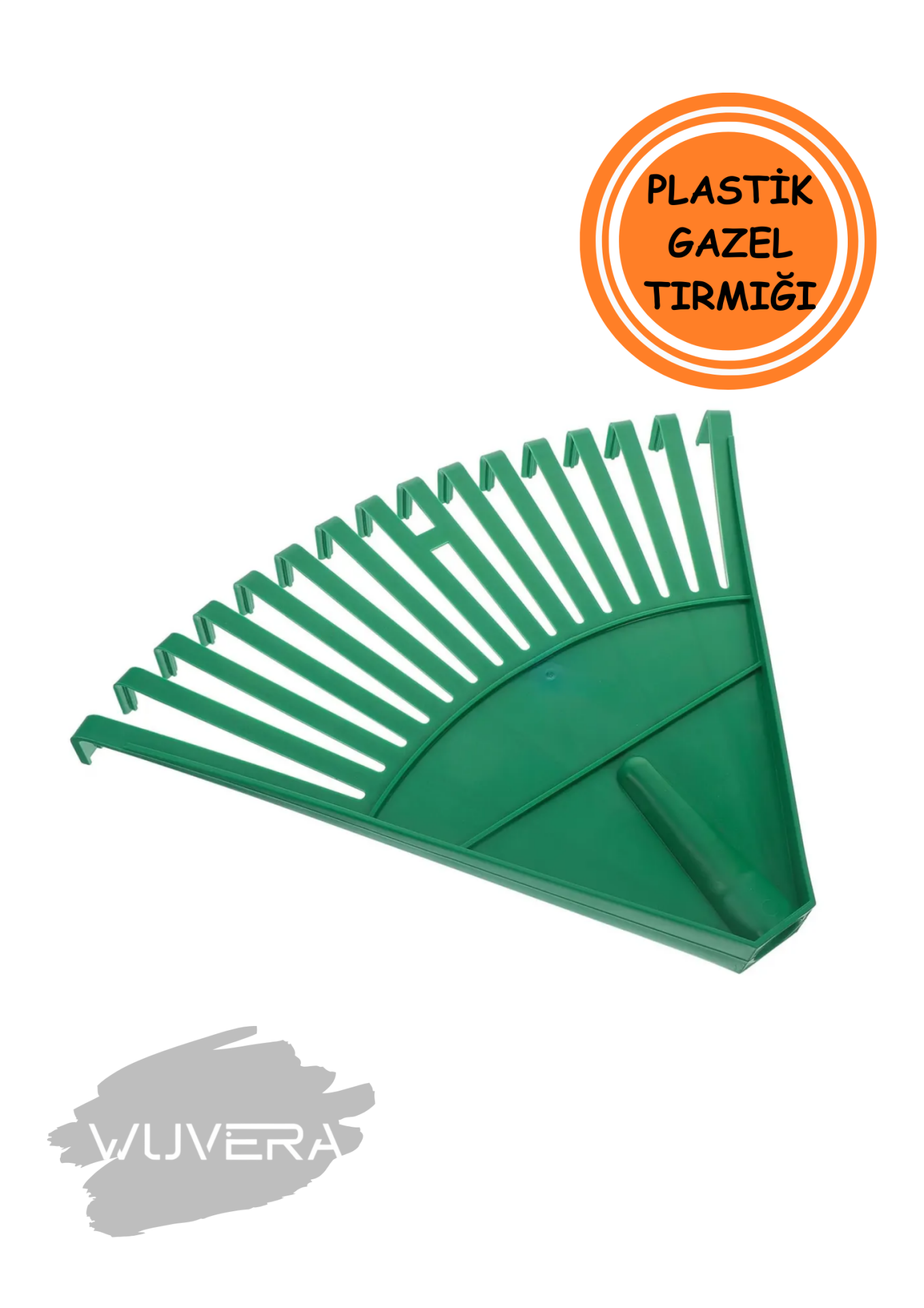 Wuvera 24 Diş Plastik Tırmık – Yaprak, Çim Toplama ve Bahçe İşleri İçin Pratik Çözüm
