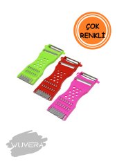 Wuvera 5’i 1 Arada Çok Fonksiyonlu Sebze Meyve Soyucu Dilimleyici – Mutfakta Pratiklik ve Hız!