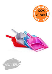 Wuvera Plastik Renkli Faras Kürek Toz Alıcı (Silikon Uçlu) – Pratik ve Renkli Temizlik Çözümü!
