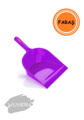 Wuvera Plastik Renkli Faras Kürek Toz Alıcı (Silikon Uçlu) – Pratik ve Renkli Temizlik Çözümü!