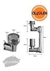 WUVERA 1080 Derece Dönebilen Robotik Kol Musluk Başlığı - Musluk Uzatma Aparatı Ucu (TOPTAN SATIŞ)