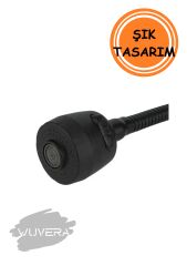 Wuvera Oynar Başlıklı Siyah Esnek Boru Çift Fonksiyonlu Mutfak Lavabo Musluk Başlığı - Su Tasarruflu, Kolay Kurulumlu (TOPTAN SATIŞ)
