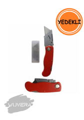 Wuvera Katlanır Maket Bıçağı – Hali Alçıpan Falçata (Yedek Bıçak) – Pratik ve Güvenli Kesim Çözümü!