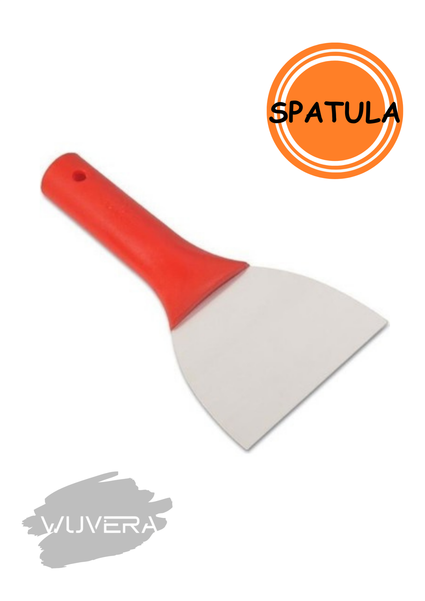 Wuvera Macun Spatulası (10 cm) – Profesyonel İspatula – Tamirat ve Dekorasyon İşleriniz İçin Pratik Çözüm!