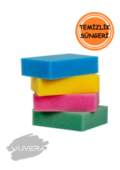 Wuvera Sıva Süngeri – Kalın Sünger & Oto Yıkama Süngeri (1 Adet) – Çok Amaçlı Dayanıklı Çözüm!
