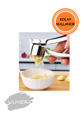 Wuvera Paslanmaz Çelik Pense Sarımsak Ezici – Mutfakta Pratik ve Sağlam Çözüm!