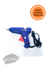 Wuvera 20W Sıcak Silikon Tabancası – Çekme Eritme Tabanca & Şeffaf Mum Yapıştırıcı – Hızlı ve Güçlü Yapıştırma Çözümü!