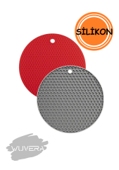 Wuvera Silikon Nihale Petek Desenli | Sıcak Tencere ve Tavalar için Dekoratif ve Güvenli Çözüm