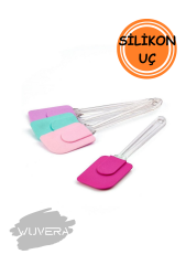 Wuvera Silikon Spatula 21 cm | Profesyonel Mutfak Performansı ve Sağlıklı Pişirme