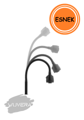 WUVERA Oynar Başlıklı Siyah Esnek Boru Çift Fonksiyonlu Mutfak Lavabo Musluk Başlığı