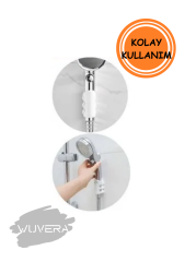 Wuvera 7 Vantuzlu Su Geçirmez Banyo Duş Başlığı Askısı – Dayanıklı ve Pratik Çözüm!