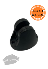 Wuvera Siyah Mafsal Duş Başlığı Hortum Askısı – Banyonuzda Şıklık ve Pratiklik Bir Arada!