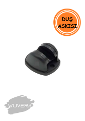 Wuvera Siyah Mafsal Duş Başlığı Hortum Askısı – Banyonuzda Şıklık ve Pratiklik Bir Arada!