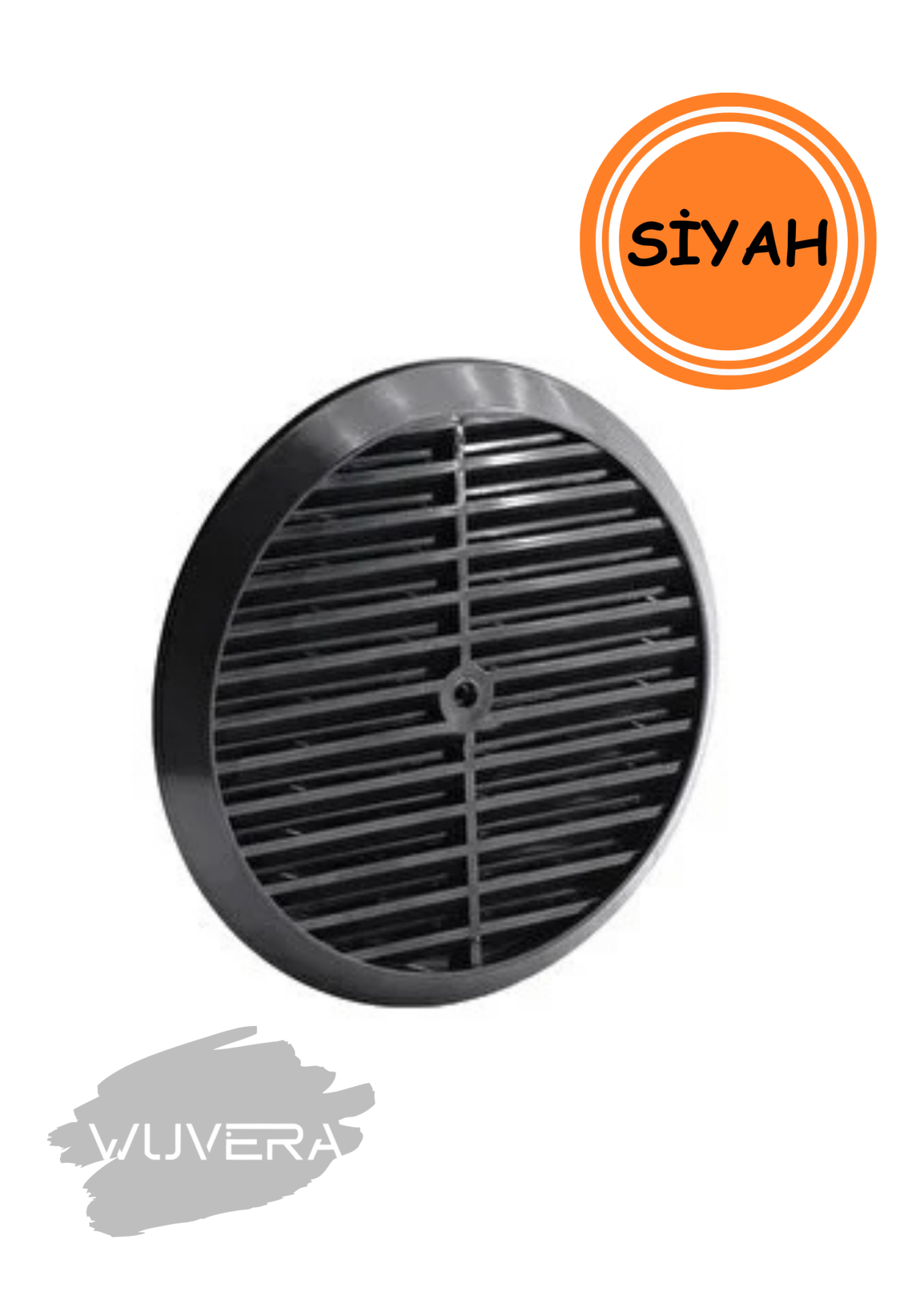 Wuvera Doğalgaz Cam Menfezi (Siyah) – Estetik ve Güvenli Havalandırma Çözümü!