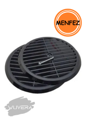 Wuvera Doğalgaz Cam Menfezi (Siyah) – Estetik ve Güvenli Havalandırma Çözümü!