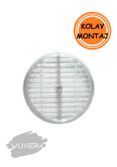 Wuvera Şeffaf Doğalgaz Havalandırma Cam Menfez Kapağı – 18 cm Çap ile Güvenli ve Estetik Çözüm!