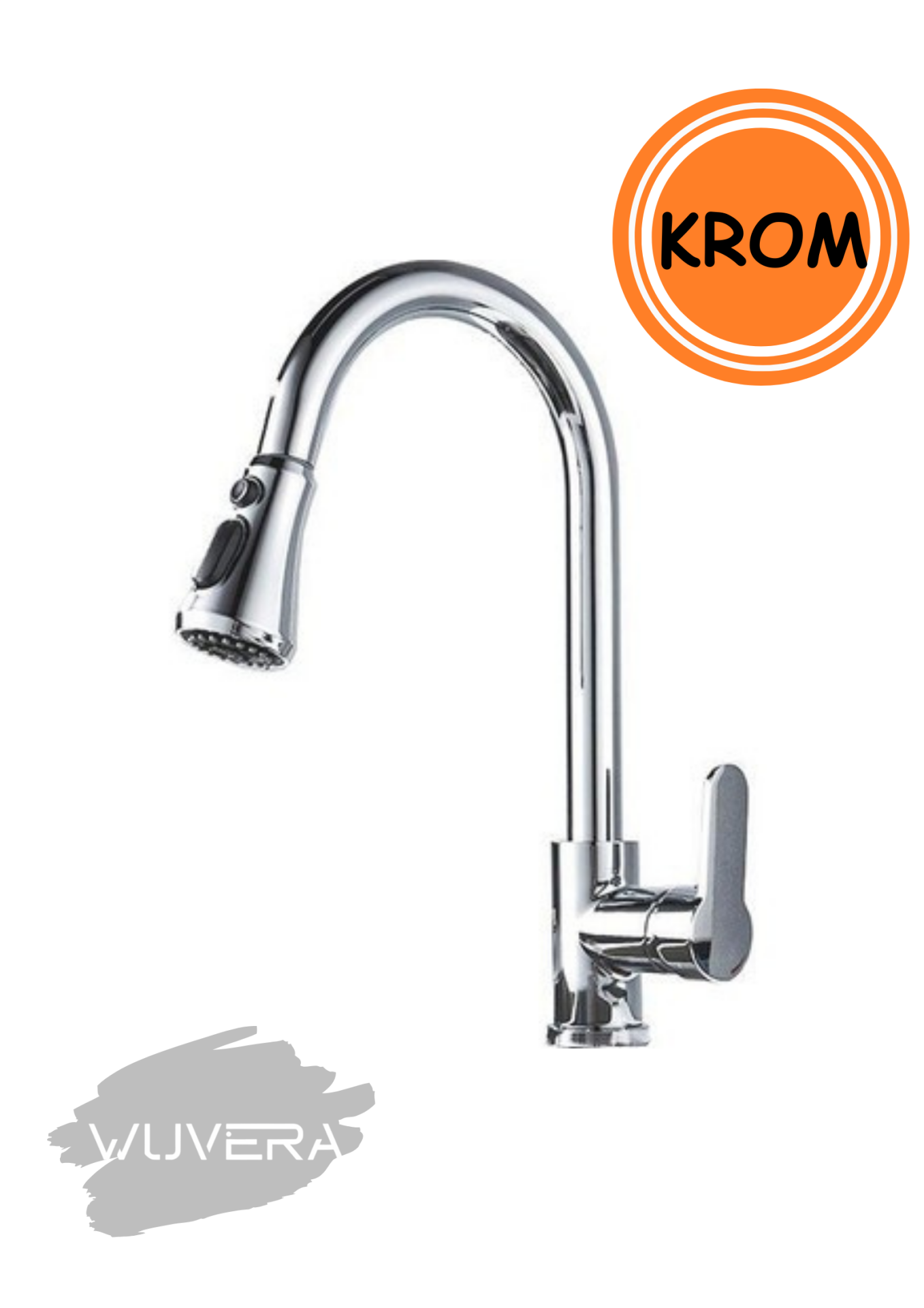 Wuvera Krom Spiralli Mutfak Eviye Bataryası – Modern ve Pratik Mutfak Çözümü!