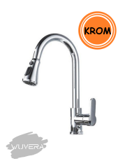 Wuvera Krom Spiralli Mutfak Eviye Bataryası – Modern ve Pratik Mutfak Çözümü!