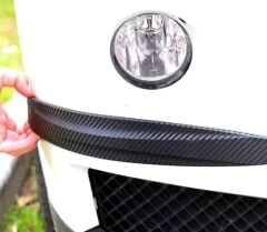 Araba Tampon Koruyucu Karbon Desenli Siyah Beyaz