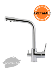 Wuvera 3 Yollu Arıtmalı Krom Mutfak Bataryası – Sağlık ve Tasarım Bir Arada