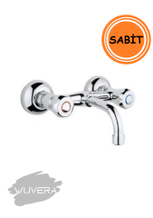Wuvera Klasik Çevirmeli Sabit Lavabo Bataryası – Şıklık ve Fonksiyonellik Bir Arada
