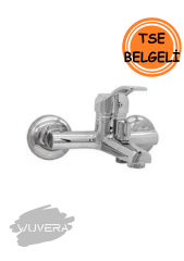Wuvera Galaxy Serisi TSE Belgeli Banyo Bataryası – 40 mm Kartuş, %100 Pirinç Gövde & Krom Kaplama