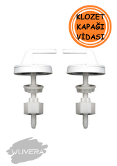 WUVERA Plastik Klozet Kapak Montaj Vidası Seti
