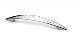 WUVERA Mobilya Dolap Çekmece Kulp Noktalı 96mm Parlak Krom Renk