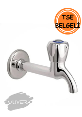 Wuvera TSE Belgeli Uzun Musluk – 1/2” Dişli Bağlantılı Pirinç Gövde