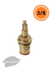 Wuvera 3/8” Aç-Kapa Musluk Salmastrası – Pirinç Gövde, Sızdırmaz Conta & Pratik Kontrol