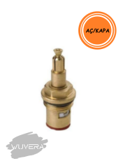 Wuvera 3/8” Aç-Kapa Musluk Salmastrası – Pirinç Gövde, Sızdırmaz Conta & Pratik Kontrol