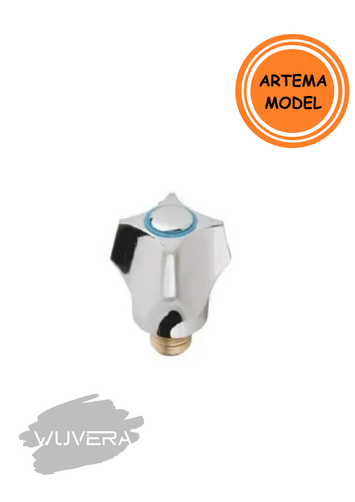 Wuvera Artema Model Musluk Başlığı – Zamak Gövde, Salmastralı, Yedek Parça