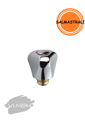 Wuvera Alfa Model Musluk Başlığı – Salmastralı, Zamak Gövde, Yedek Parça