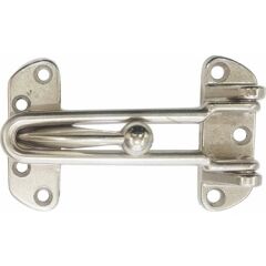 WUVERA Çelik Kapı Emniyet Kelepçesi - Saten Gri Renk ile Güvenliğinizi Güçlendirin