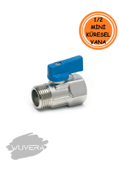 Wuvera 1/2” Mini Küresel Vana – %100 Pirinç Gövde, Kompakt Tasarım & Sızdırmaz Performans