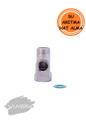Wuvera 1/2” Su Arıtma Hattı Alma Aparatı – Pirinç Gövde, Sızdırmaz Bağlantı & Universal Uyum