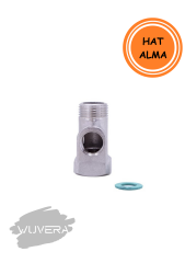 Wuvera 1/2” Su Arıtma Hattı Alma Aparatı – Pirinç Gövde, Sızdırmaz Bağlantı & Universal Uyum