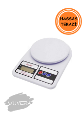 Wuvera Mini Dijital Terazi – 10 Kg Kapasiteli, 1 Gram Hassasiyetli Mutfak Yardımcısı