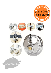 Wuvera Oval 70 mm Kilit – Güvenliği Ciddiye Alanlar İçin