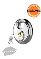 Wuvera Oval 90 mm Kilit – Güvenliği Ciddiye Alanlar İçin