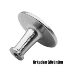 WUVERA Düğme Kulp Mobilya Mutfak Çekmece Dolap Dolabı Kapak Kulpu Kulpları Kulbu Metal Mat Krom