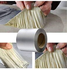 WuVera Süper Güçlü Su Sızdırmaz Çamur Bant 72mm X 2m Tamir Çatlak Boru Bandı. Çatı Izolasyon Bandı - 72mm x 2m