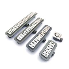 WUVERA 30 cm Duş Kanalı Yer Sifonu Gider Krom - Wuvera