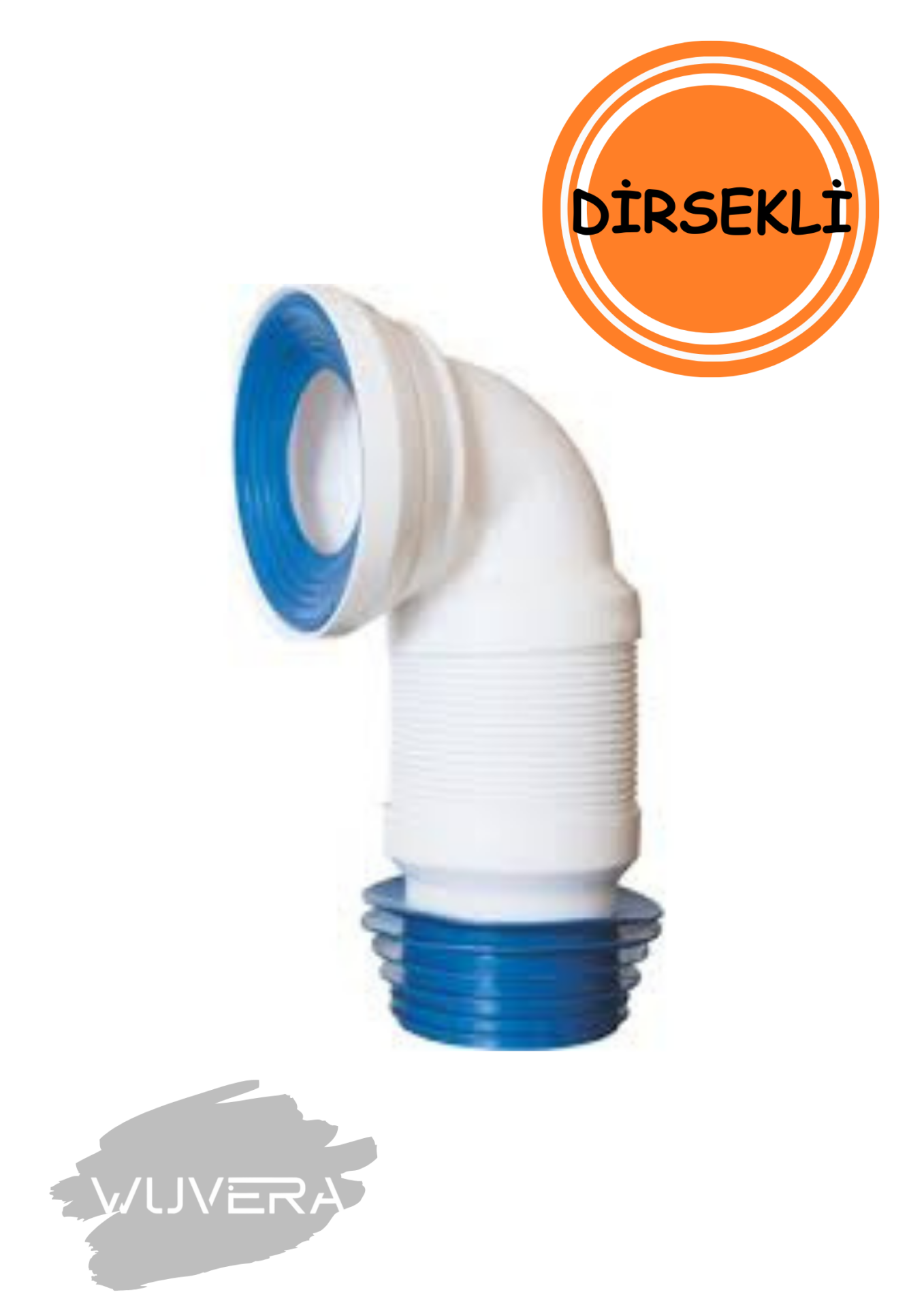 WUVERA Körüklü Dirsekli Klozet Kadası